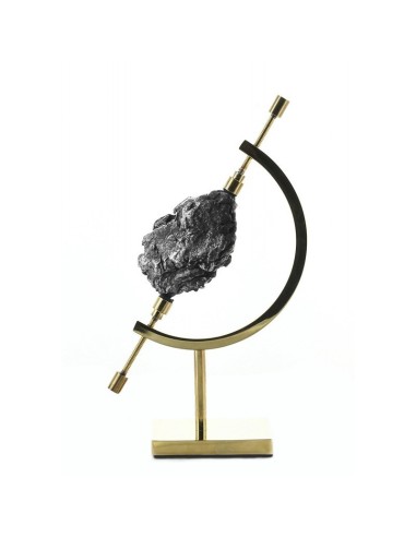 Météorite Campo del Cielo sur arc en laiton