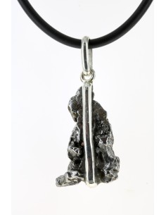 Météorite Campo del Cielo montée sur pendentif